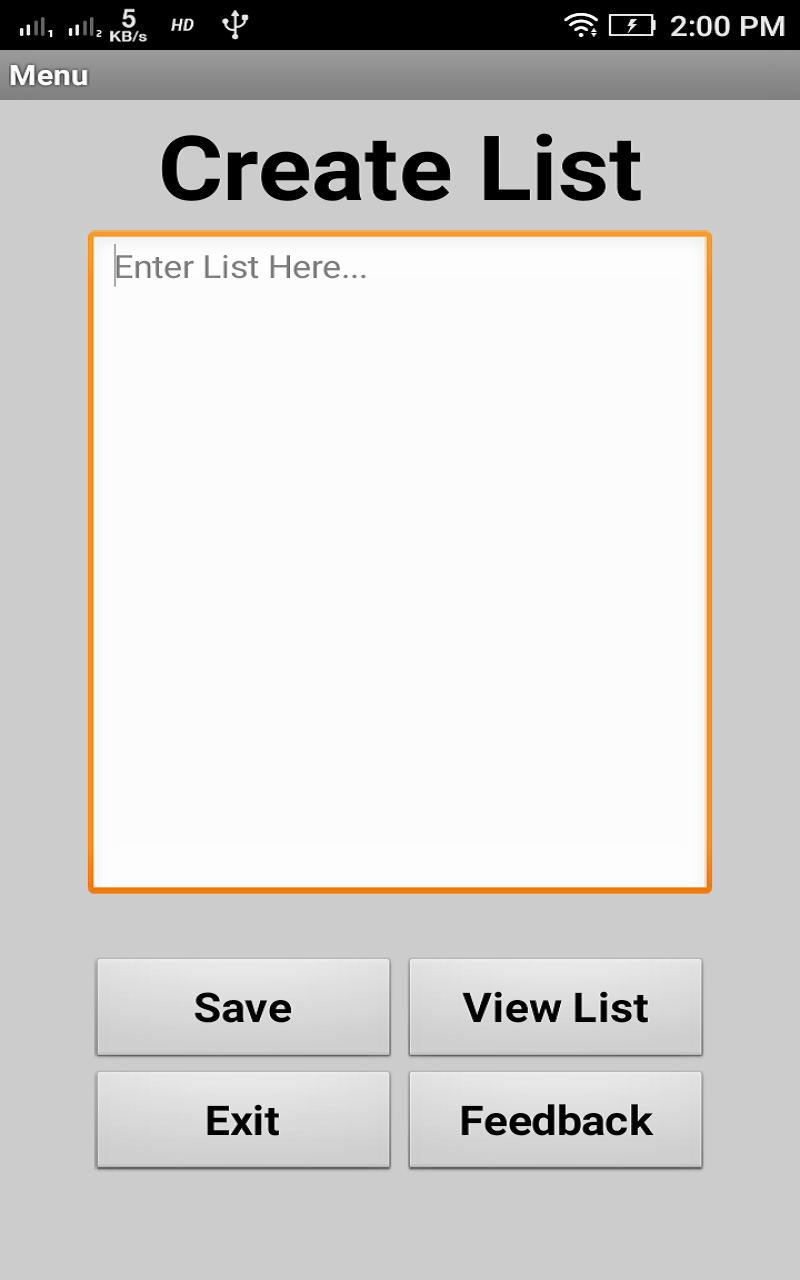 List Maker App on Amazon Appstore