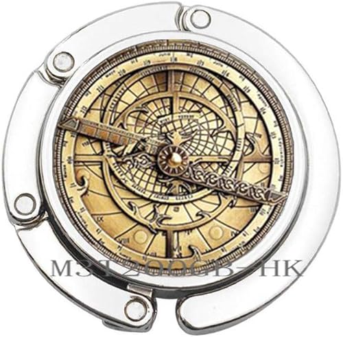 Steampunk Mysteries - Gancho para bolso de rueda de cristal para hombre y mujer