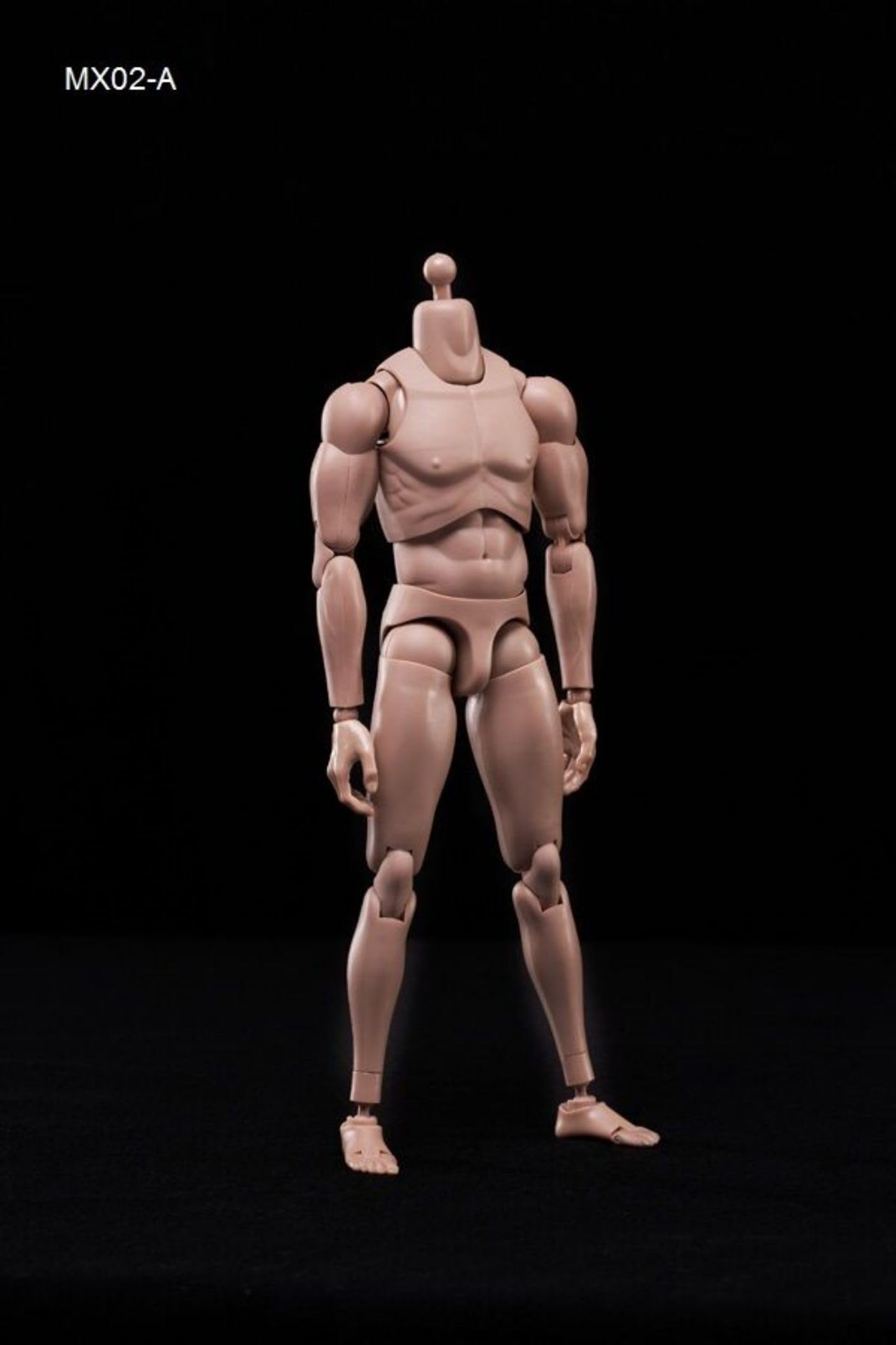 Skala 1/6 męskiego ciała, 30 cm elastyczna muskulatura figurka figurka lalki modele do 1:6 skala głowy rzeźba (MX02-A)