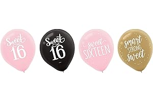 Blush Sweet Sixteen Balloons: Captivating Decoration for Unforgettable Celebrations
