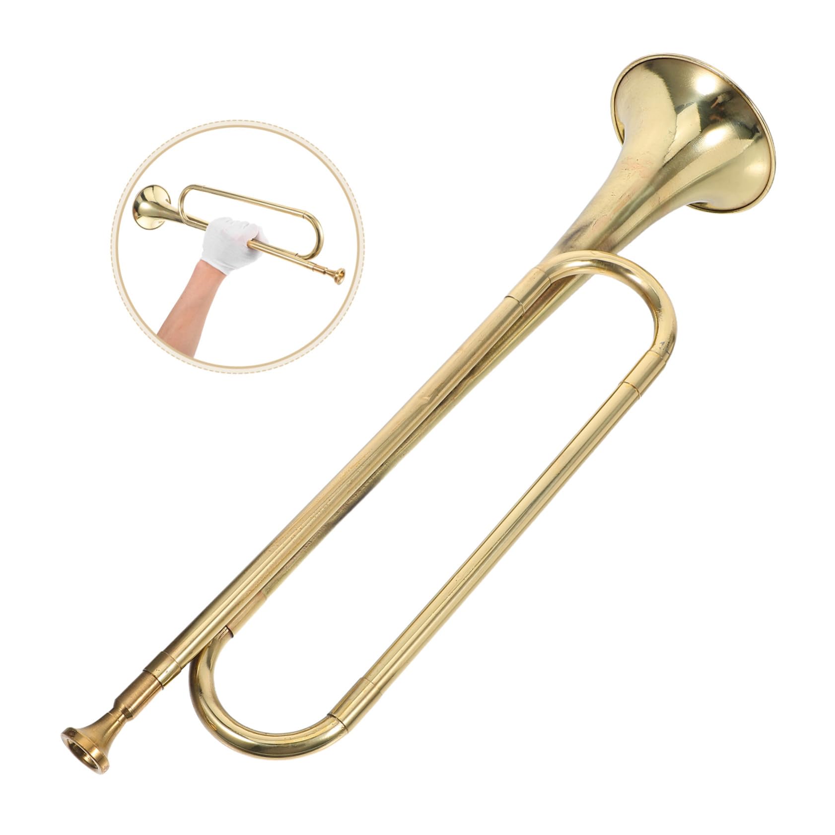 Healifty Instrumento Musical de Viento Dorado para Niños Diseño Creativo y Boquilla Varios Estilos Adecuado para Fiestas y Principiantes Seguro y Resistente Estilo Aleatorio