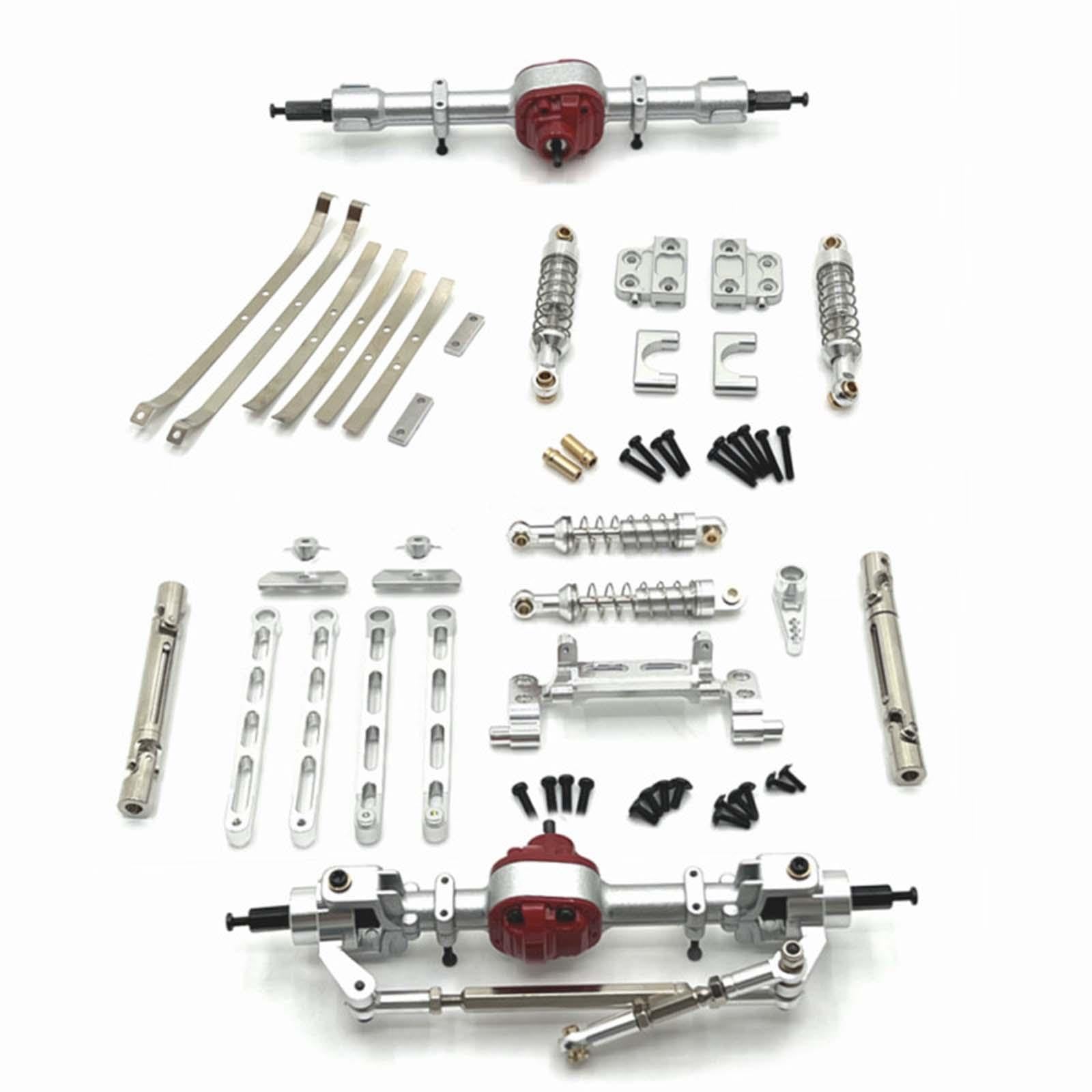 Ricambi per Auto Radiocomandate, Kit di Accessori di Ricambio, Aggiornamento del Telaio, Accessori Installabili Aftermarket per Auto Radiocomandate MN, Argento