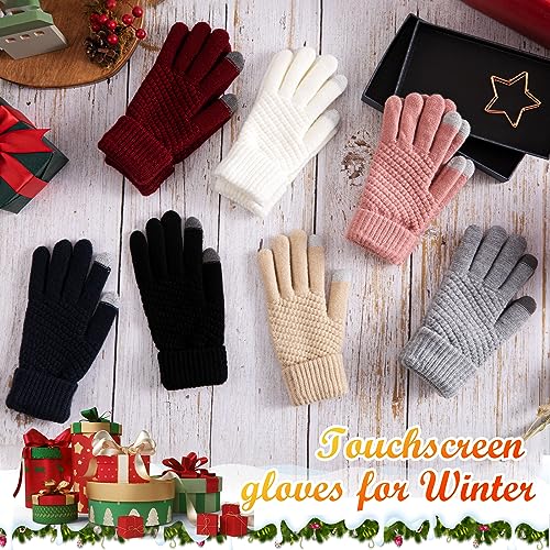 Trifabricy Womens Winter Gloves, 4 Pairs Touchscreen Gloves forCold Weather - image 7