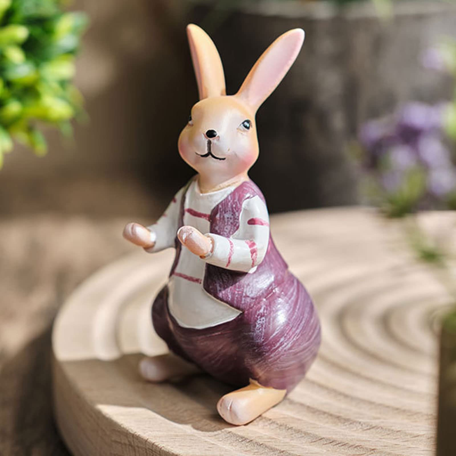 Famiglia di Pasqua Figurine Statue Ornamenti Decorazione Domestica Per Pasqua Vacanze Party Sfondo Decor