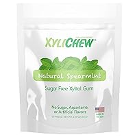 Vista 11 de Xylichew Goma de mascar de xilitol - Goma de mascar sin azúcar, sin aspartamo, sin gluten, keto, sin azúcar, saludable, cuidado bucal natural