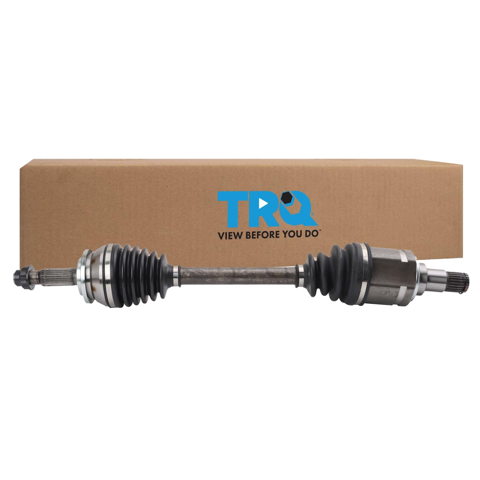 TRQ Front Driver Side CV Axle Assembly Compatible with 2016-2022 Toyota Prius 2017-2020 Prius Prime 2020-2022 Corolla LE Hybrid