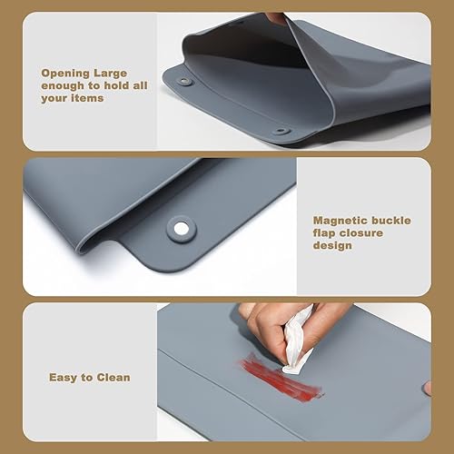 Miniatura 4 de FERYES Bolsas de cosméticos, Gris