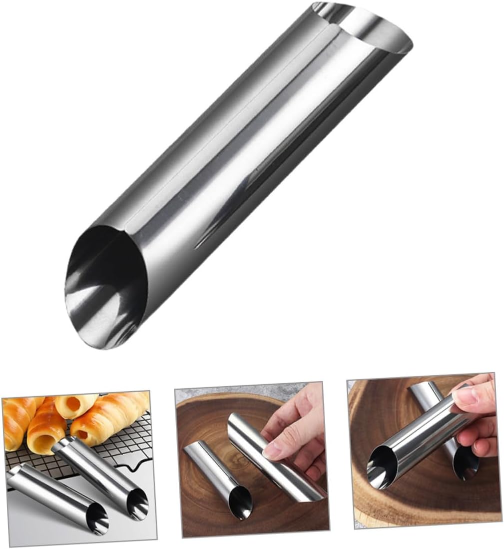 30pcs Stainless Steel Croissant Tool Baking Molds Bread Cake Mold English Muffin Forms