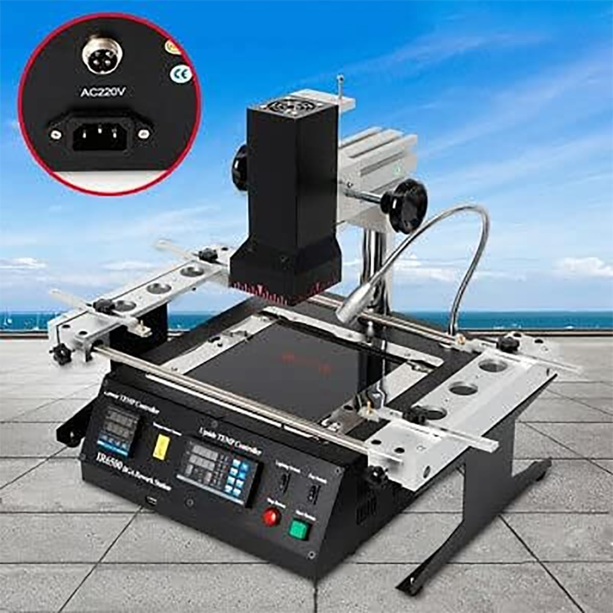 1250W Infrared Rework Station 220V, Professional Soldering & Welding Workstation, Ideal for Game Console & Laptop Repairs, High-Performance Welding Equipment