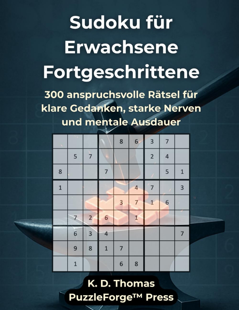 Sudoku für Erwachsene Fortgeschrittene: 300 anspruchsvolle Rätsel für klare Gedanken, starke Nerven und mentale Ausdauer (PuzzleForge™ Sudoku Mittel ... Gehirntraining mit klaren Rätseln)