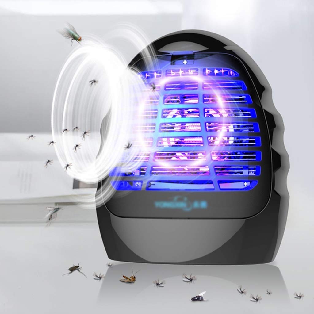 Trappola per zanzare Lampada antizanzare elettronica, Luce UV Zapper per zanzare Killer per insetti Non tossico per uso domestico Muto Bambino Camera da letto interna Uso cucina Lampada antizanzare a