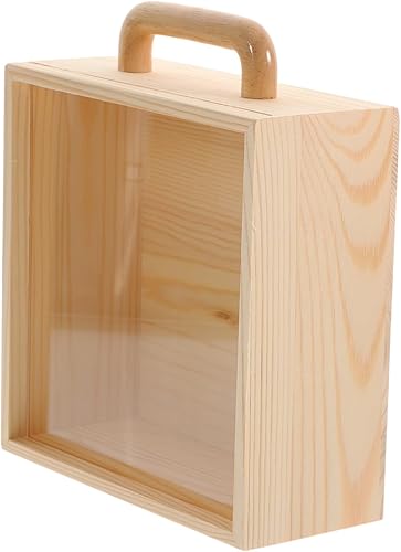 Miniatura 8 de Gatuida 3pcs Storage Box Rock Display Case Treasure Chest for Kids Vintage Piggy Bank Crystal Display Kids Piggy Bank Cash Piggy Bank Coin Bank