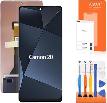 AGCUT for Tecno Camon 20 Screen Replacement for Tecno Camon 20 LCD Display CK6, CK6n Touch Screen Digitizer Assembly Repair Parts