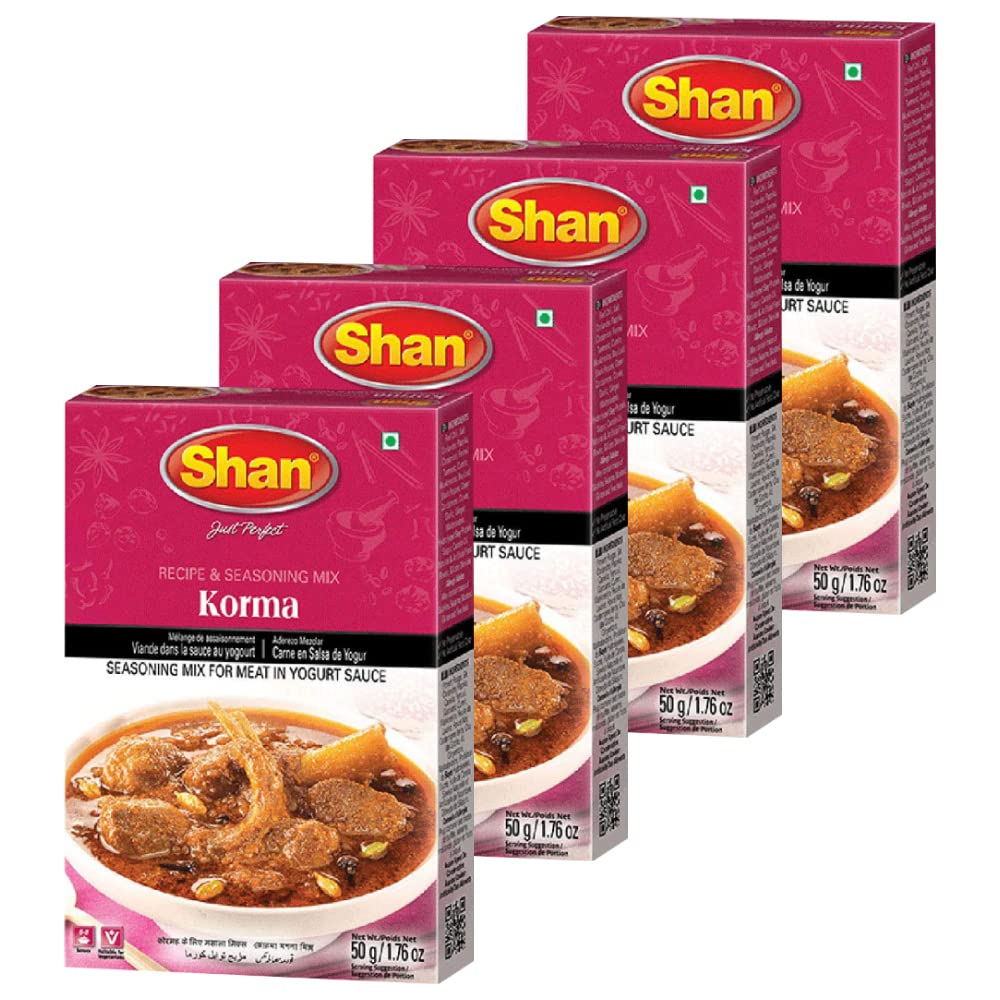 Shan Korma Masala, 4 x 50 g