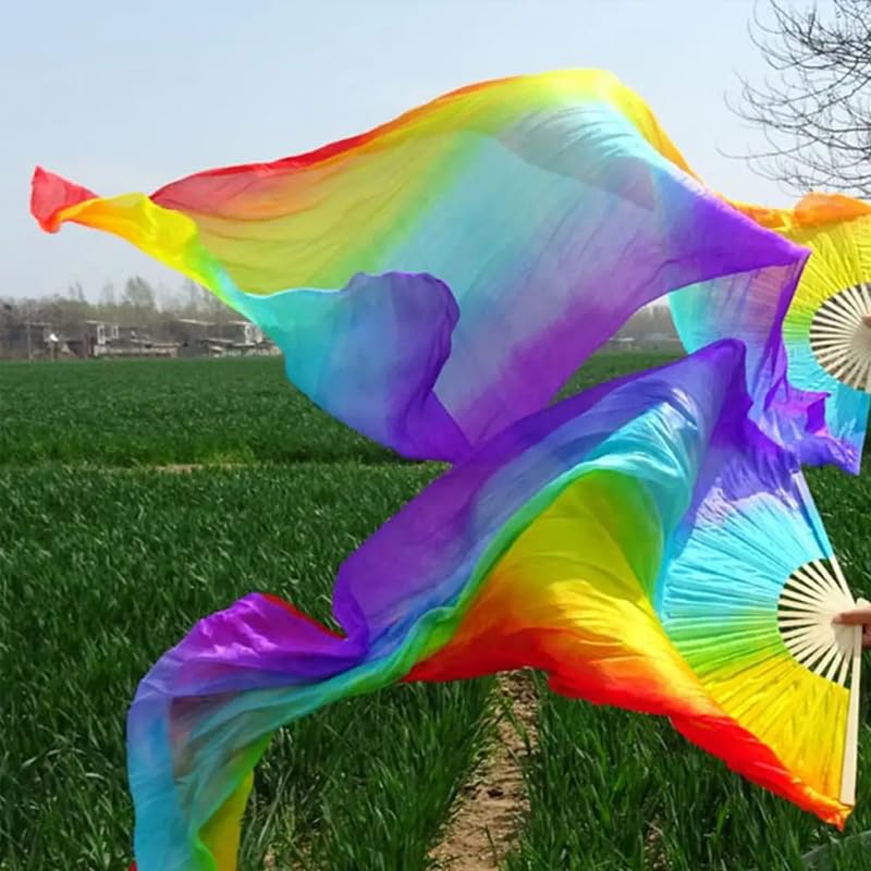 Jedwabny wachlarz do tańca brzucha