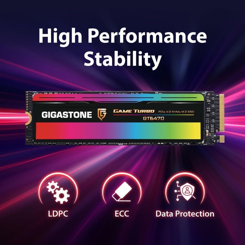 Amazon.com: Gigastone 1TB Game Turbo PCIe Gen4x4 SSD (2-Pack) Up