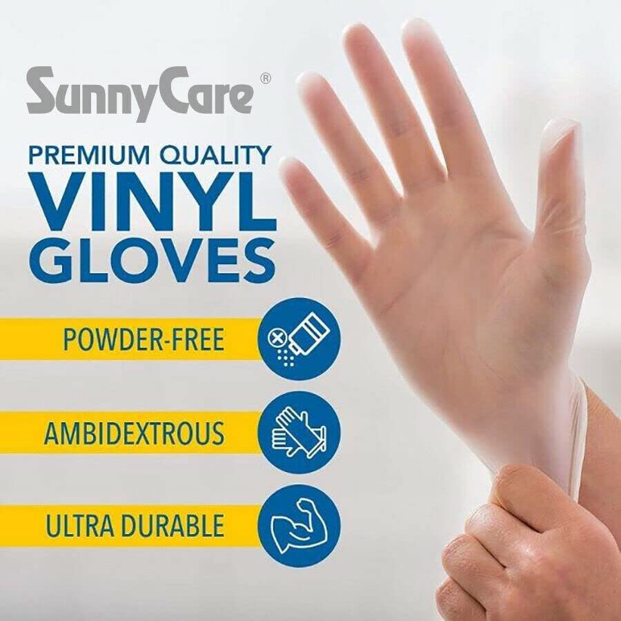 Vivid Nails Durable Nitrile Disposable Gloves 2 Pack (Small)
