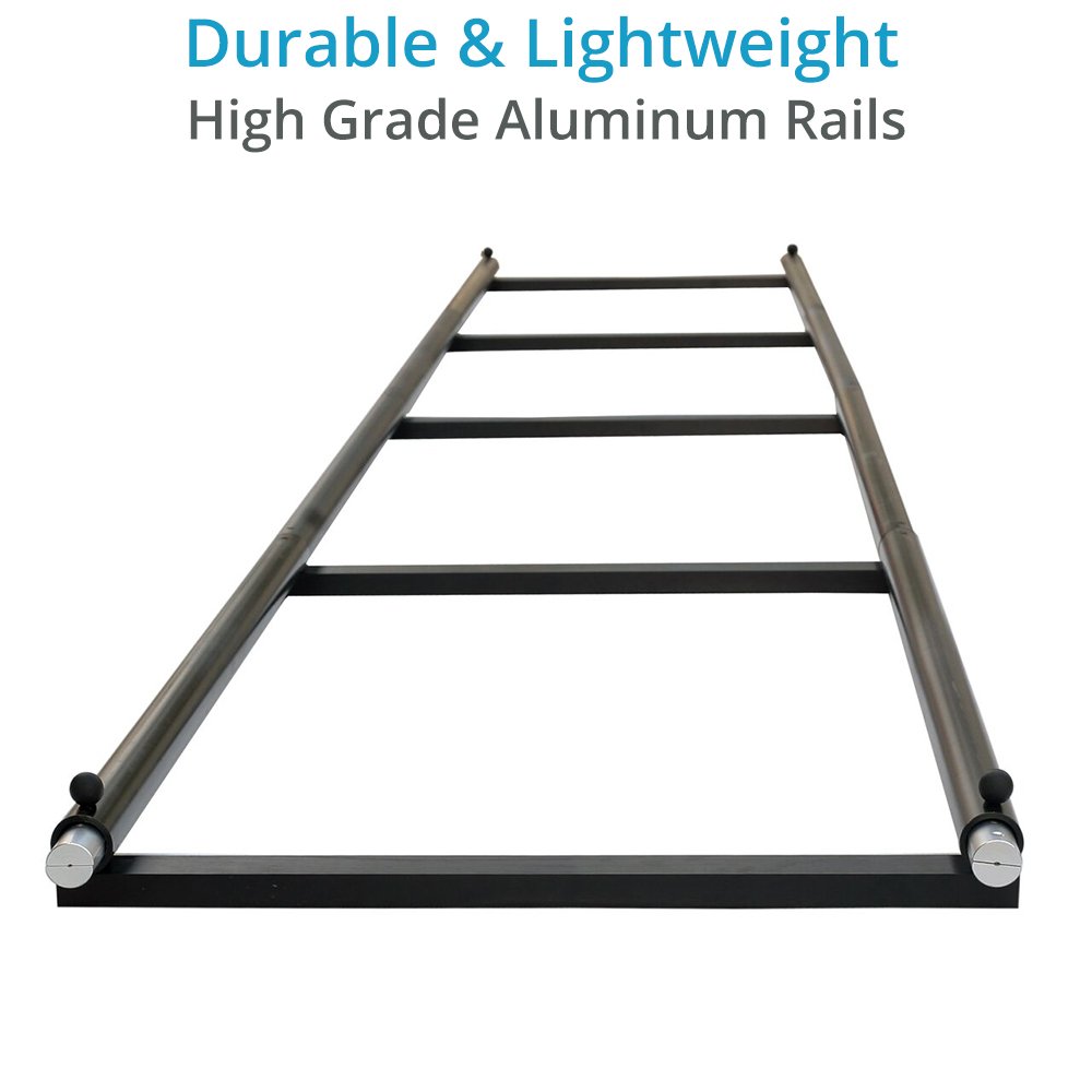 PROAIM 16ft Heavy Duty Kamera Dolly Track für stativ, Dolly, Auslegerkräne bis zu 800kg/ 1763lb Nutzlast | Aluminium Rail System für DSLR-Videocamcorder + Tragetasche (TRK-16-32)