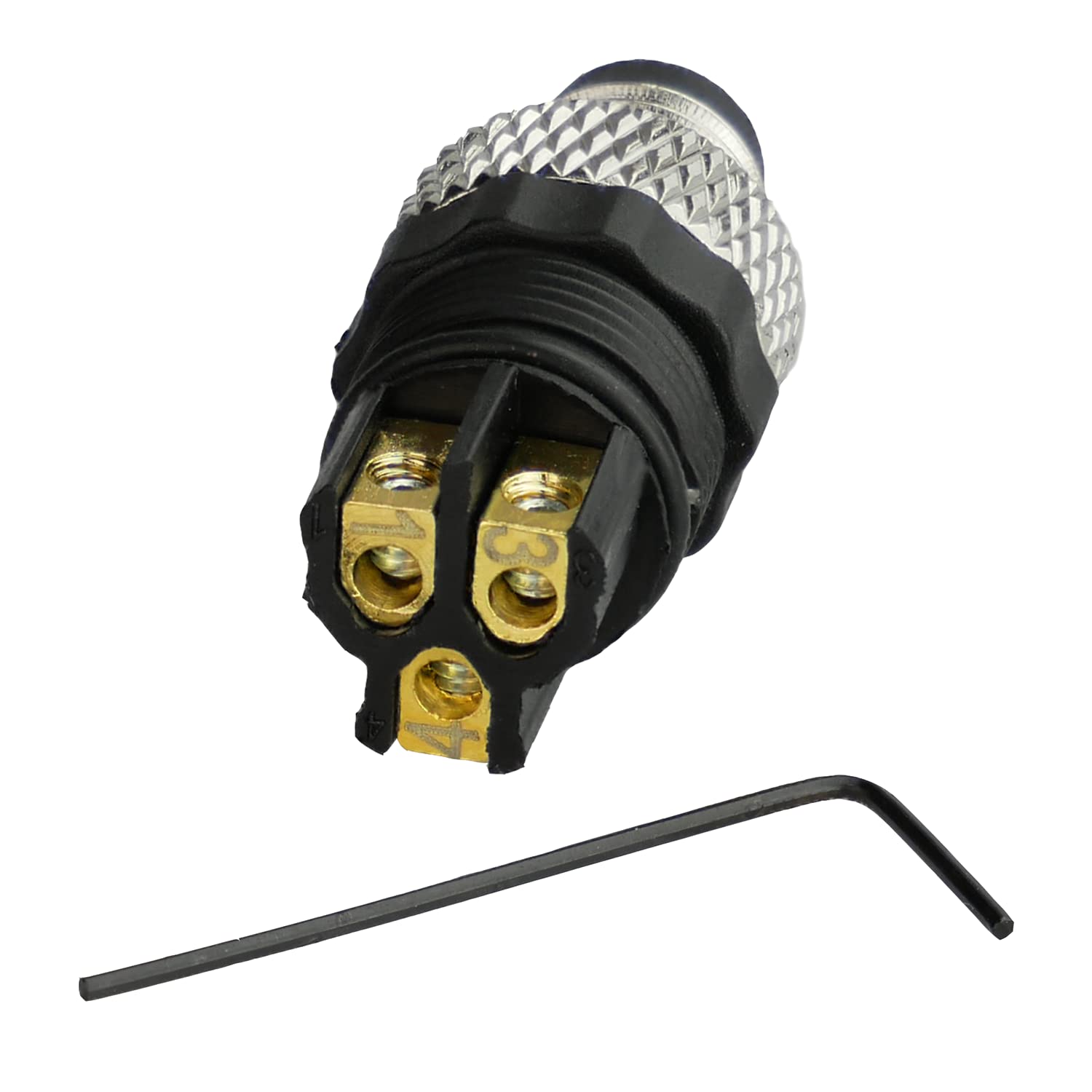 AIXONTEC M8 3 pin feldkonfektionierbarer Sensor Stecker männlich A 