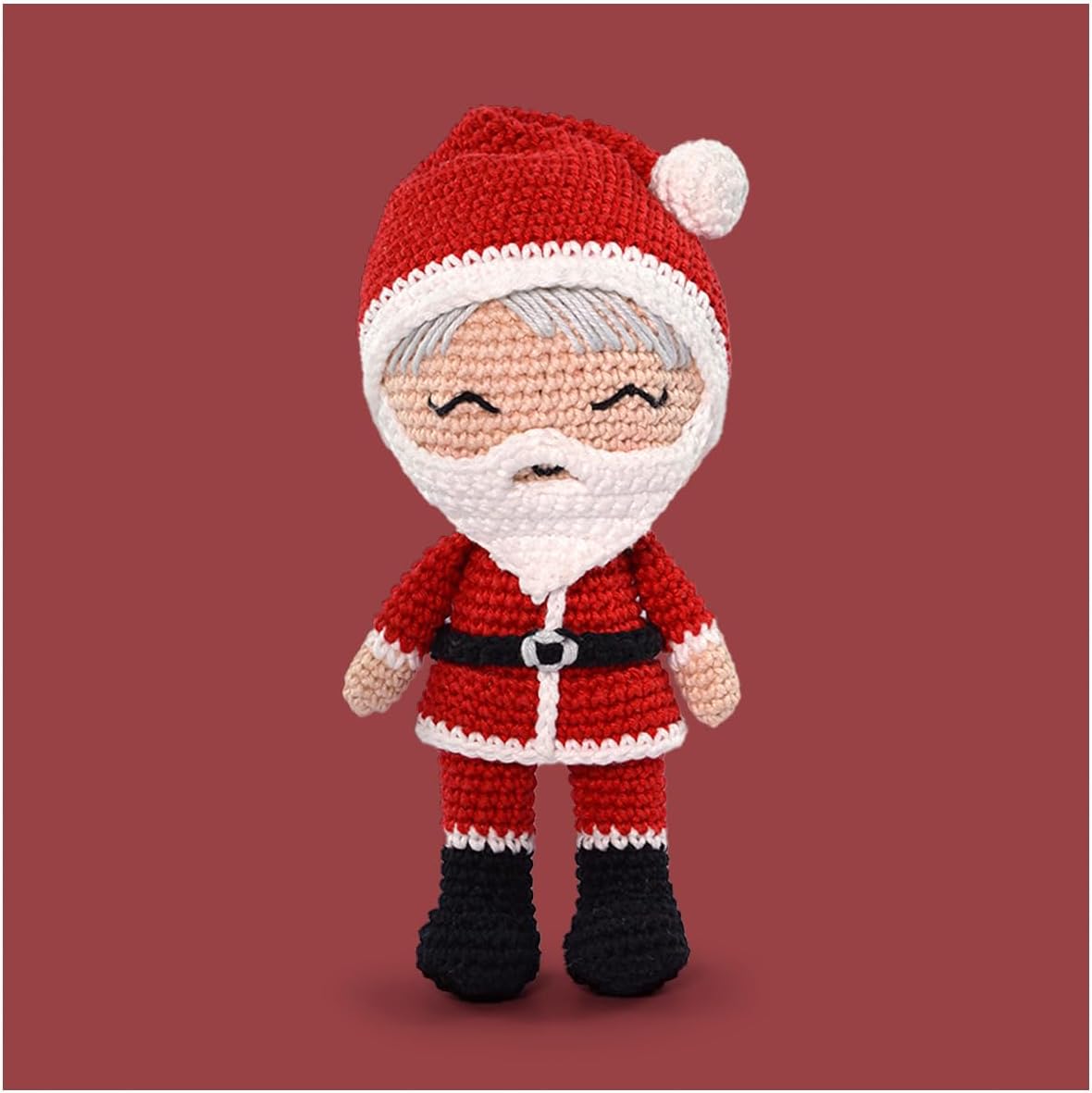 CIRCULO Amigurumi Crochet Kit - Christmas - All Included, Easy Instructions - Intermediate - Crochet Set - Character Crochet Kit, Premium Amigurumi Yarn for Crocheting – Santa Claus