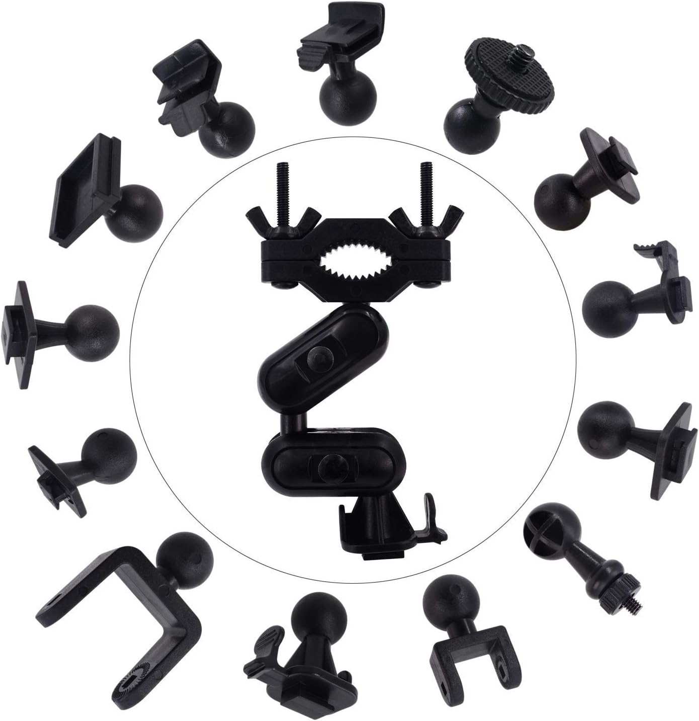 Professional Rearview Mirror Dash Cam Mount Holder with Various Joints fits 99% Cameras