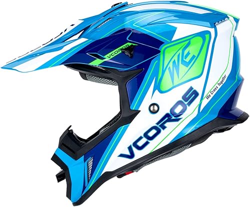 VCOROS Cascos de motocross para adultos, ATV, motocross, BMX, todoterreno, aventura, UTV, aprobados por DOT