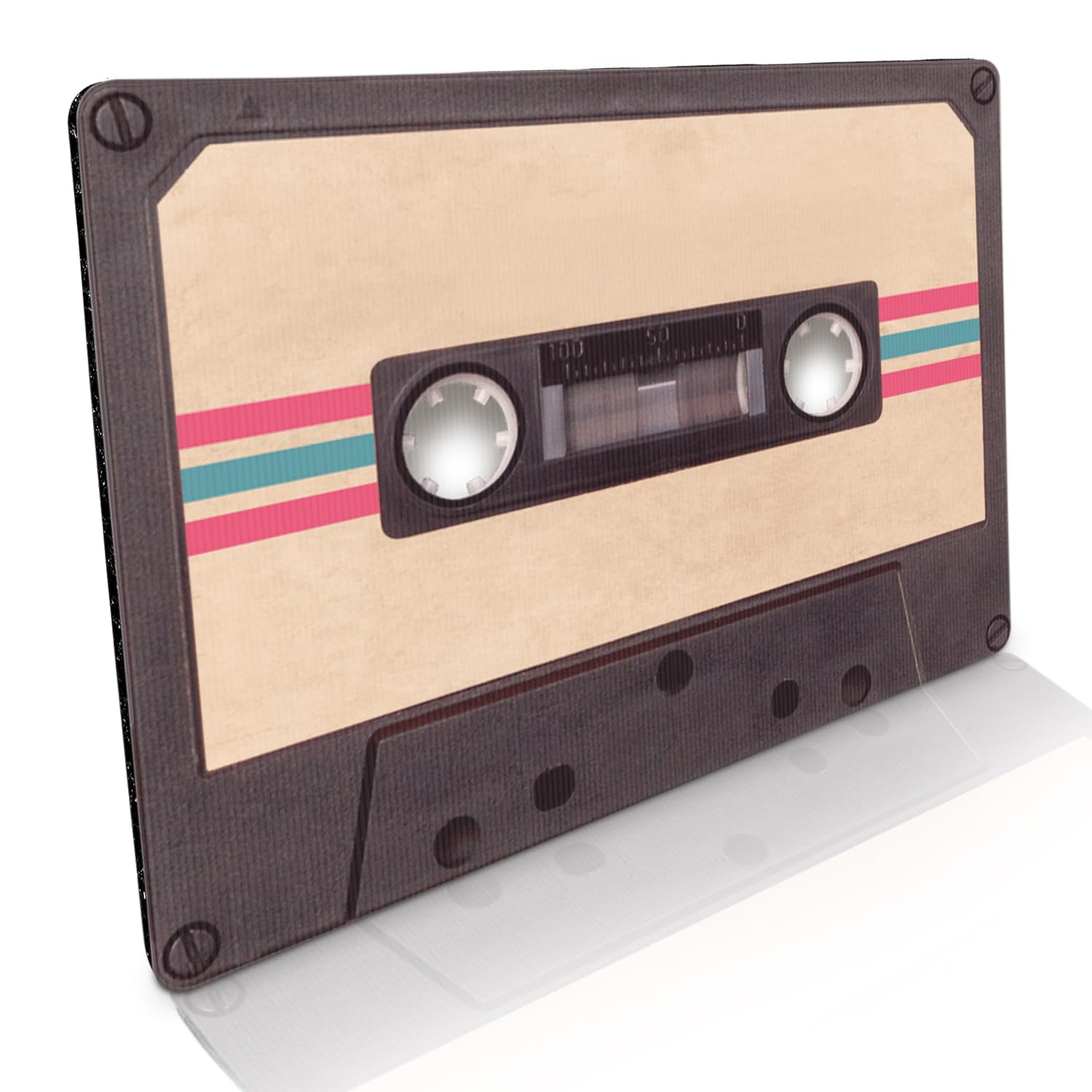 Paillasson extérieur et intérieur premium 50x70 cm au design cassette rétro