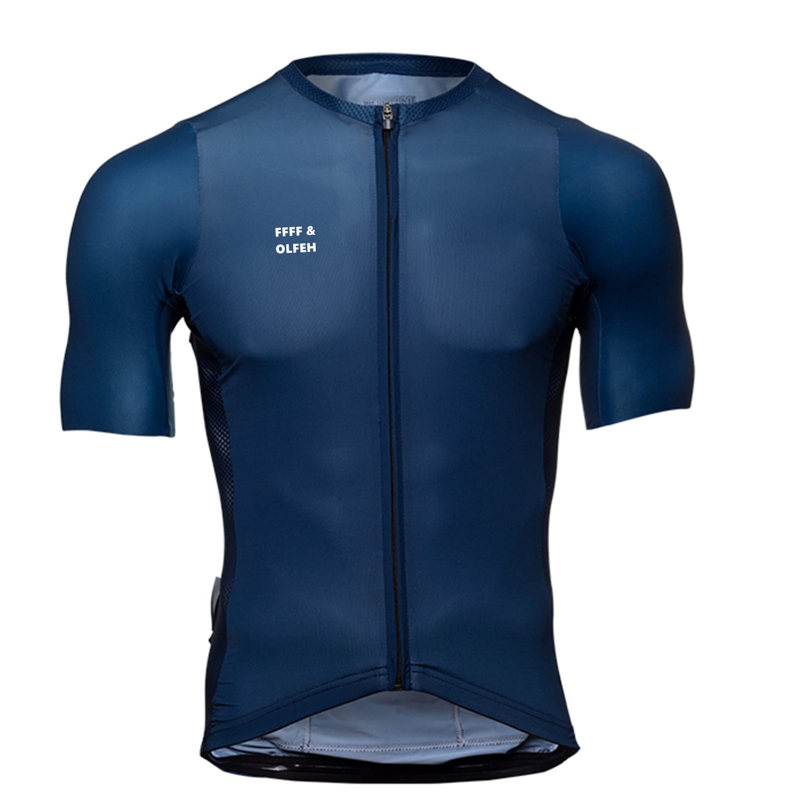 FFFF & OLFEH Cycling Jersey Mens Short Sleeve Jersey MTB JerseyT-Shirt Breathable Cycle Top