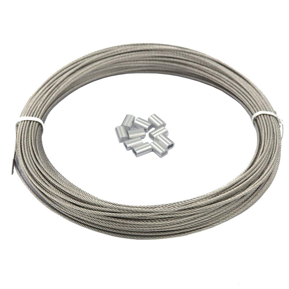 1M 5M 304 Filo Singolo In Acciaio Inossidabile Liscio Filo Duro Luminoso 1mm 1.2mm 1.5mm 2mm 2.5mm Per Vari Fai-da-te - Foto 6