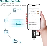 Vista 4 de Vanja adaptador tipo C micro USB y USB 2.0, lector portátil de tarjeta de memoria para tarjetas SDXC, SDHC, SD, MMC, RS-MMC, Micro SDXC, Micro SD