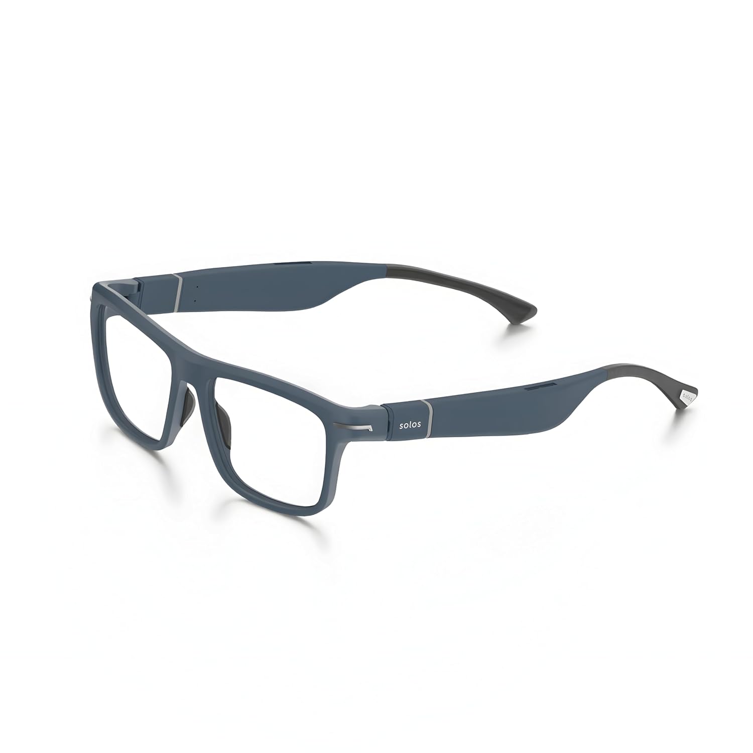 SOLOS AI Smart Glasses AirGo A5 5th Gen Hydro X Metallic Gray Integrated ChatGPT for Travel and Real