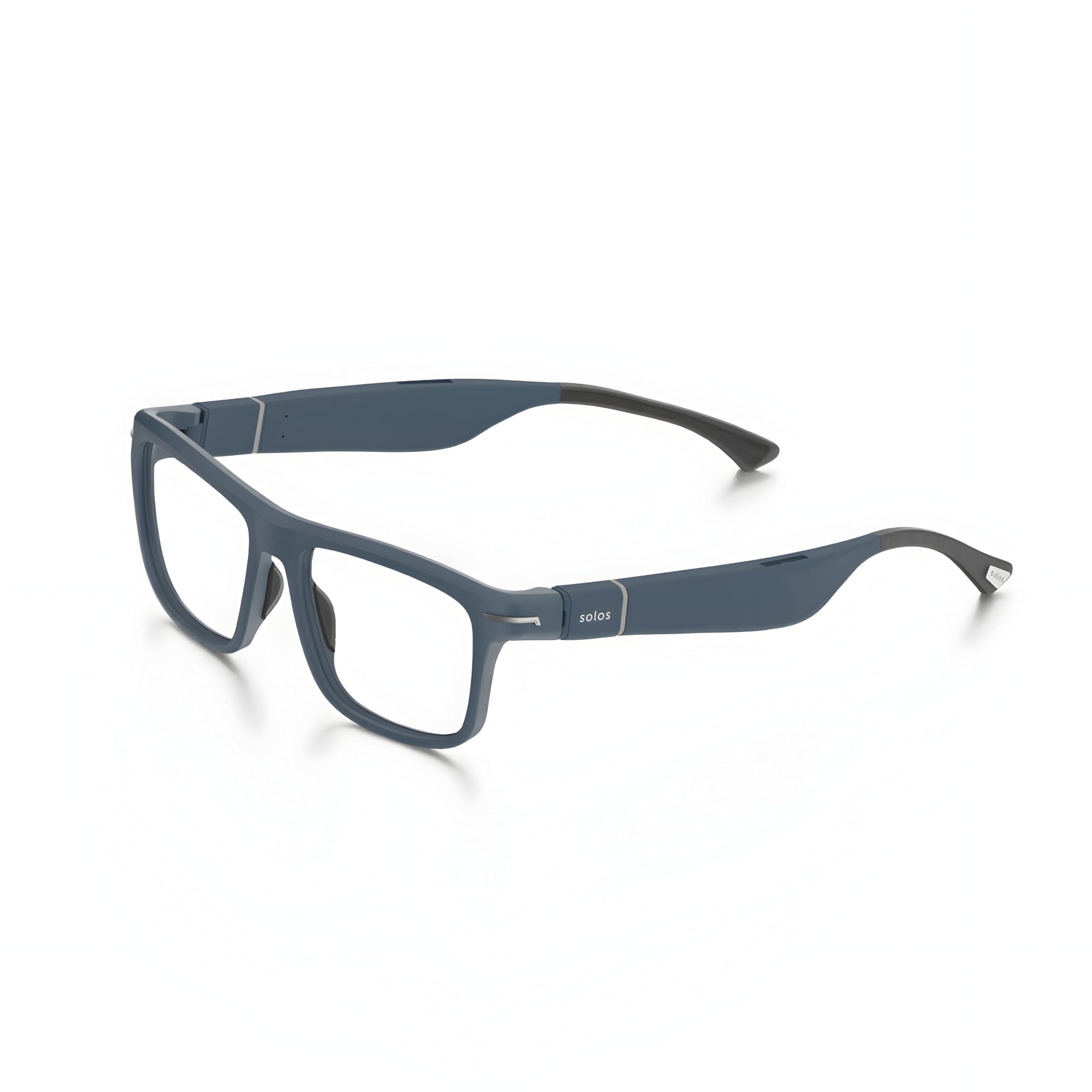 SOLOS AI Smart Glasses AirGo A5 5th Gen Hydro X Metallic Gray Integrated ChatGPT for Travel and Real