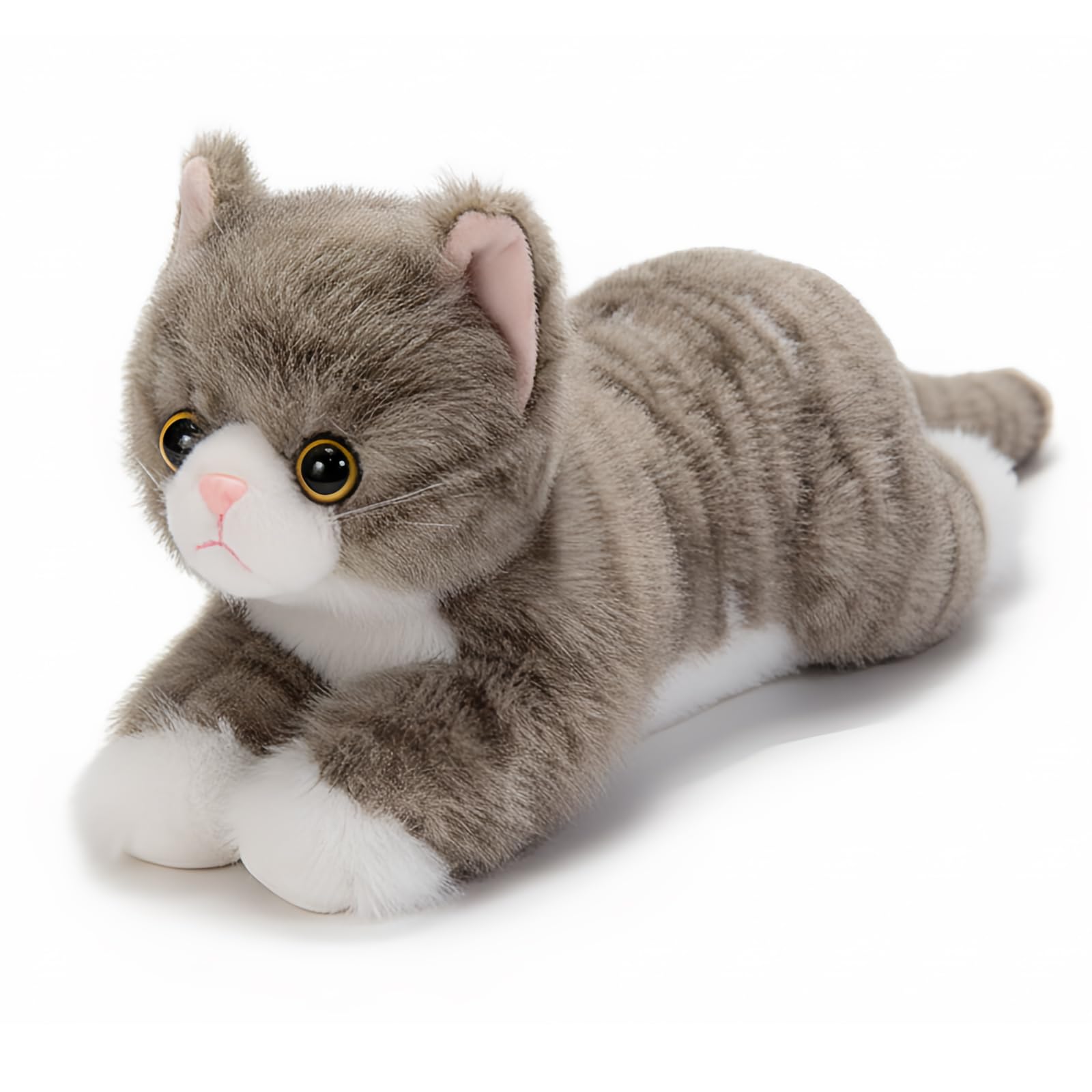 Amazon.co.jp: 猫 ぬいぐるみ リアル 大きい ねこ 抱き枕 ネコ ひざ