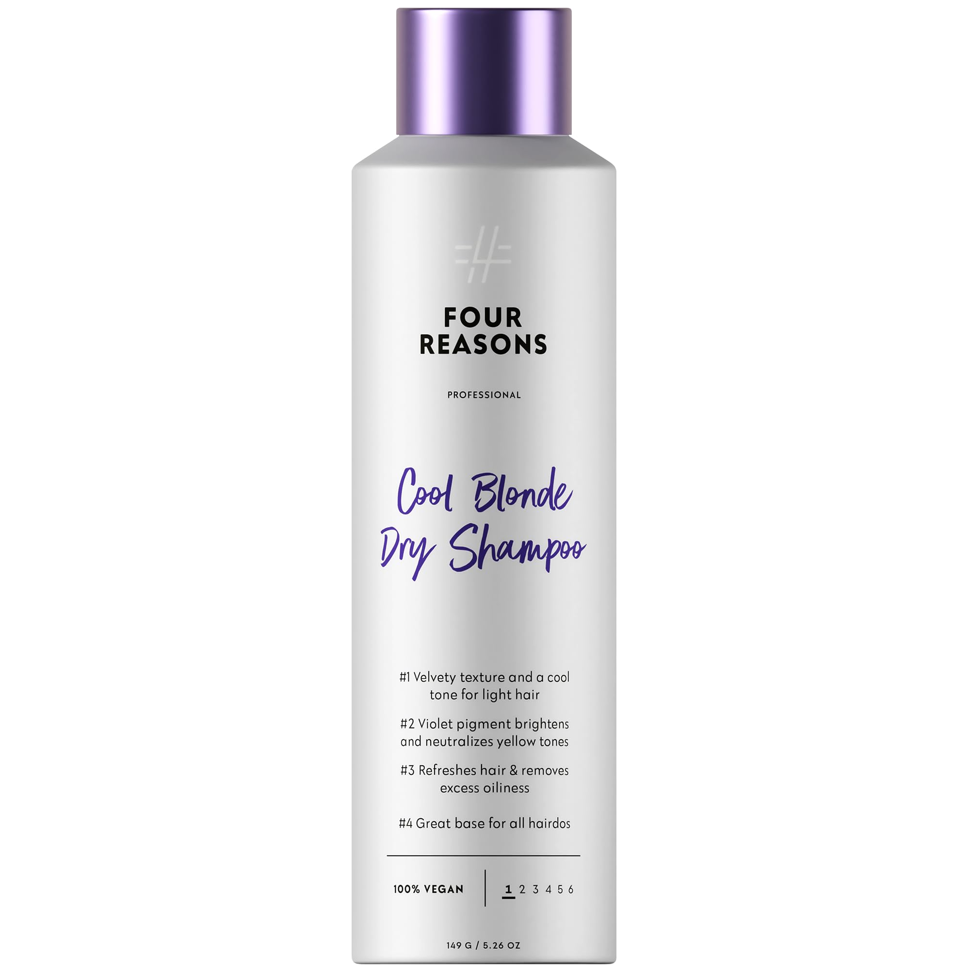 FOUR REASONS Purple Dry Shampoo for Blonde Hair - 5.3 oz