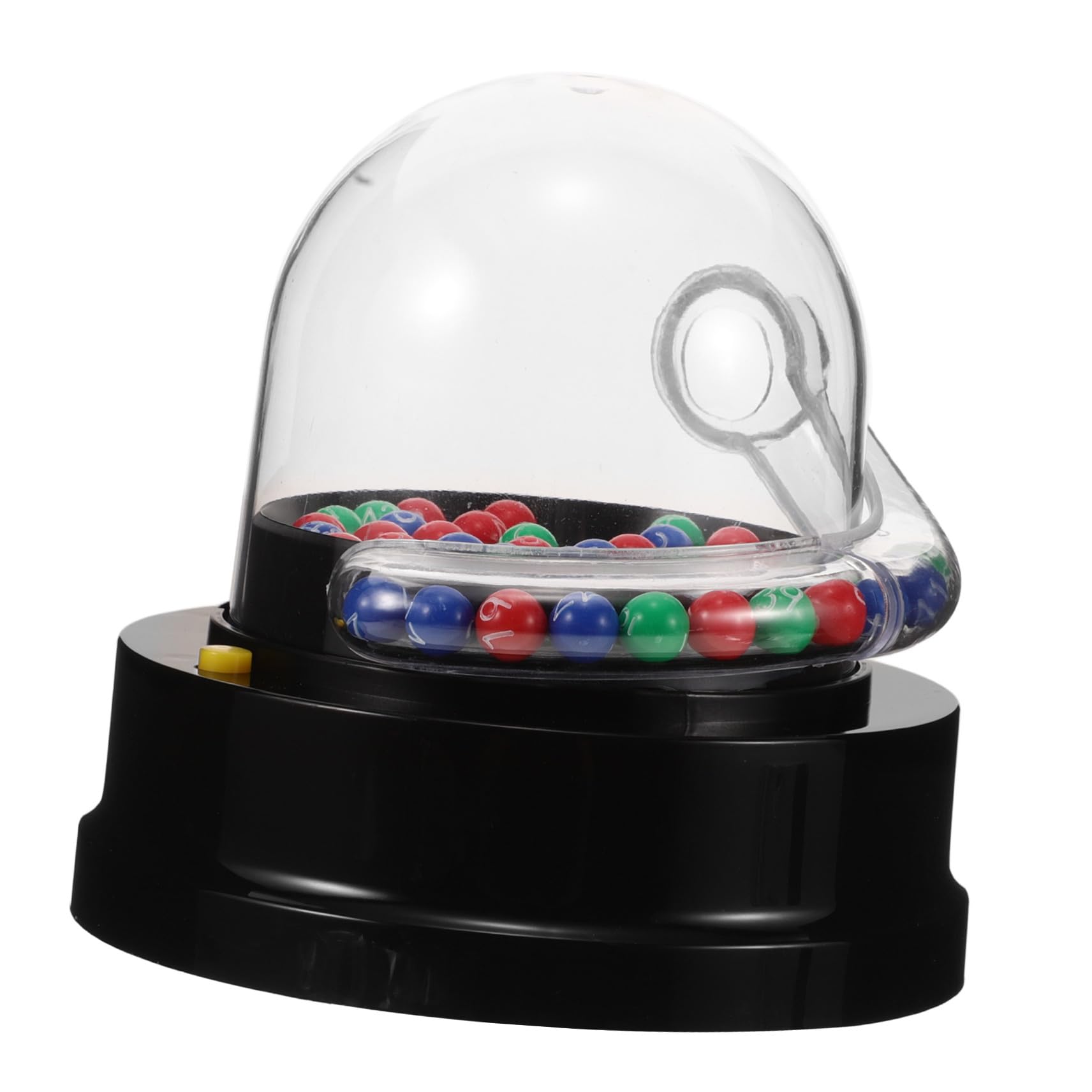 Uonlytech Macchina Elettrica della Lotteria per Feste, Macchinetta Sorteggio con Palline, Plastica Leggera e Facile da Usare, Giochi Bingo