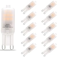 Auting Lampadine led G9 2w, Lampadina G9 LED Bianco Caldo 3000k,200 Lumen，AC220