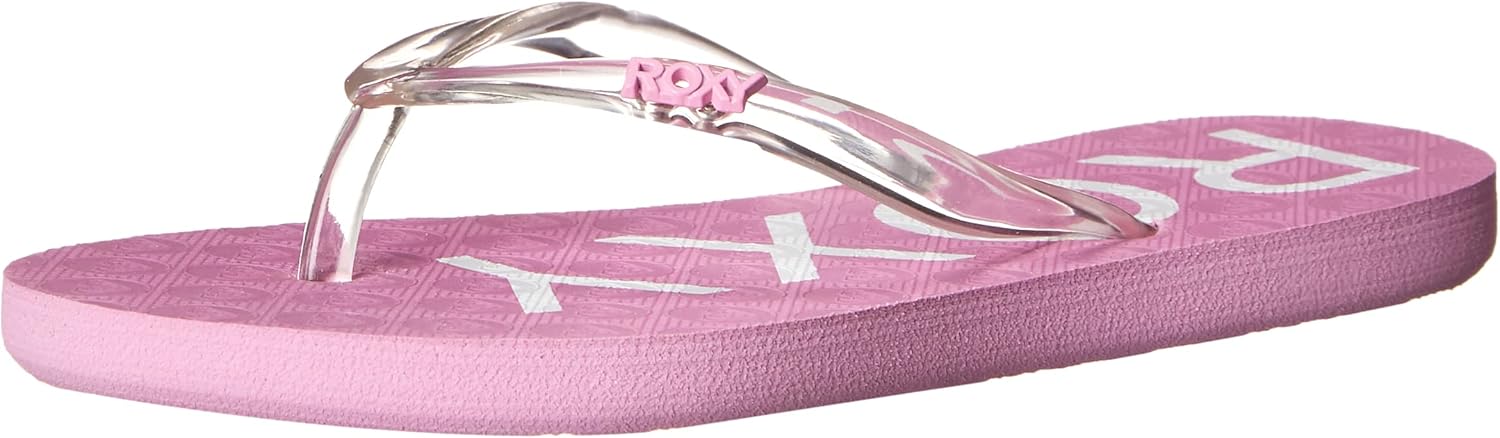 Roxy womens Rg Viva Jelly Sandal Flip Flop, Lilac Rose, 3 Big Kid US