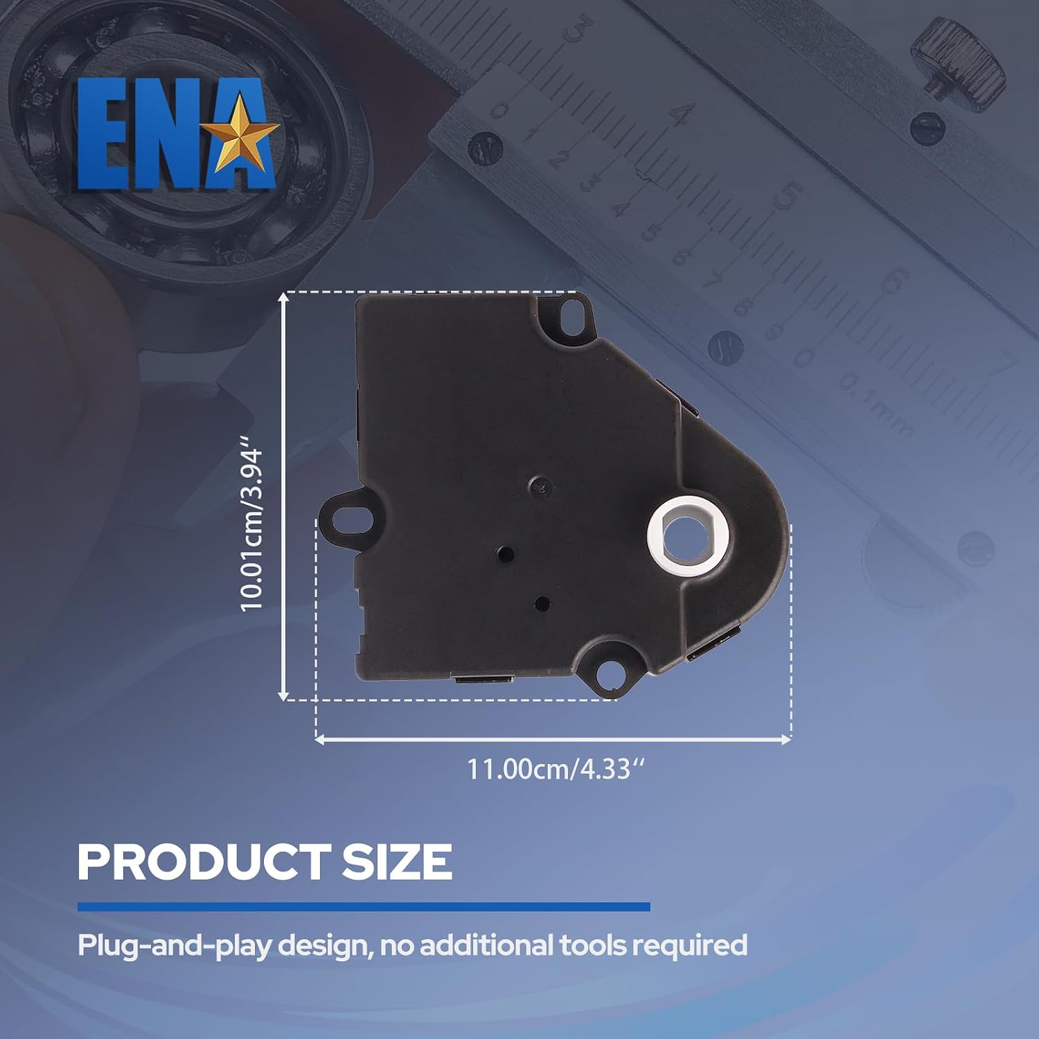 ENA HVAC Air Blend Door Actuator Replaces 1573952 52495593 89018374 604112 Compatible with Chevrolet Silverado Tahoe Suburban Avalanche & Cadillac Escalade & GMC Sierra Yukon & Hummer H2