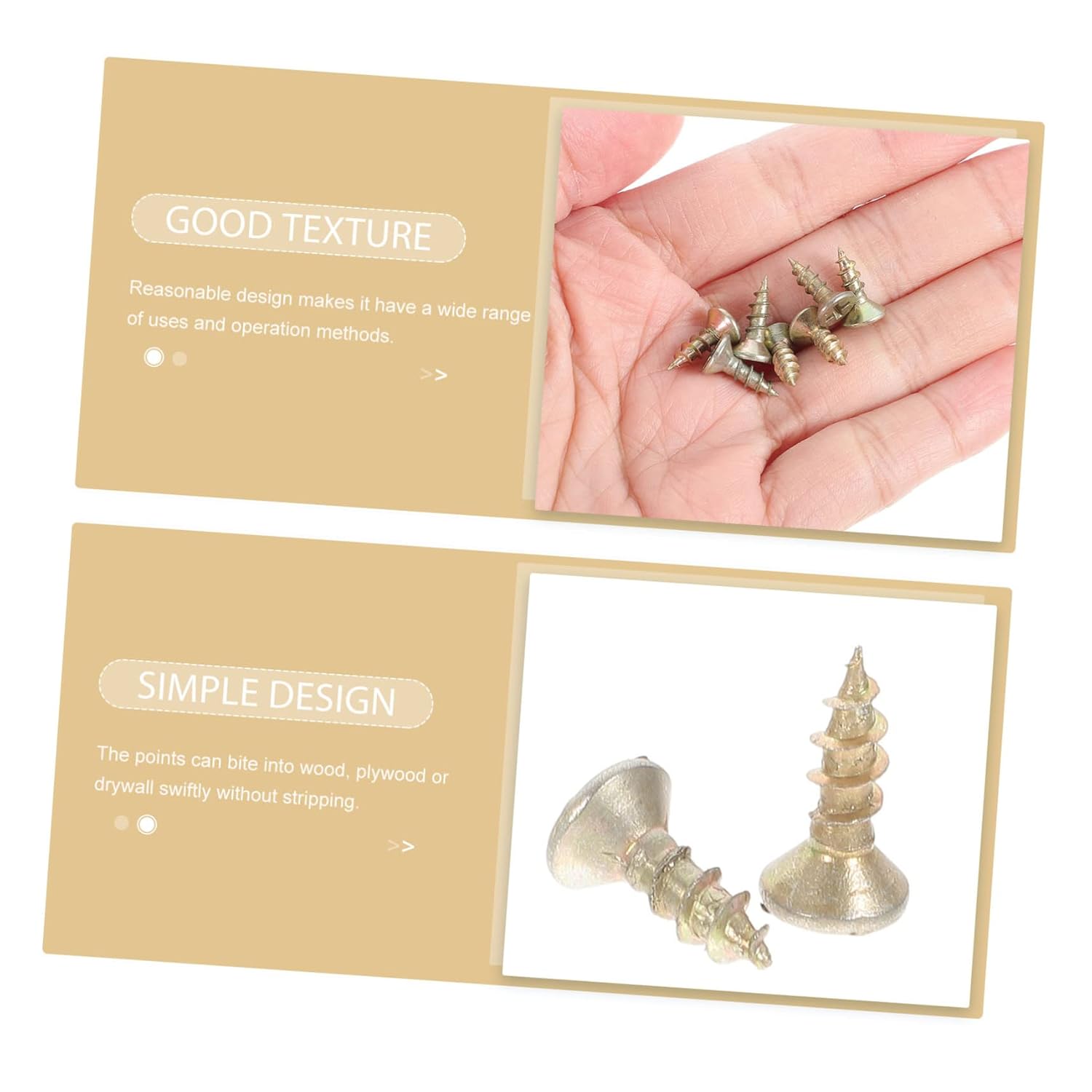 500g High-Strength Screws for Decking and Furniture Self-Tapping Design for Drywall Electrical Panels and Construction