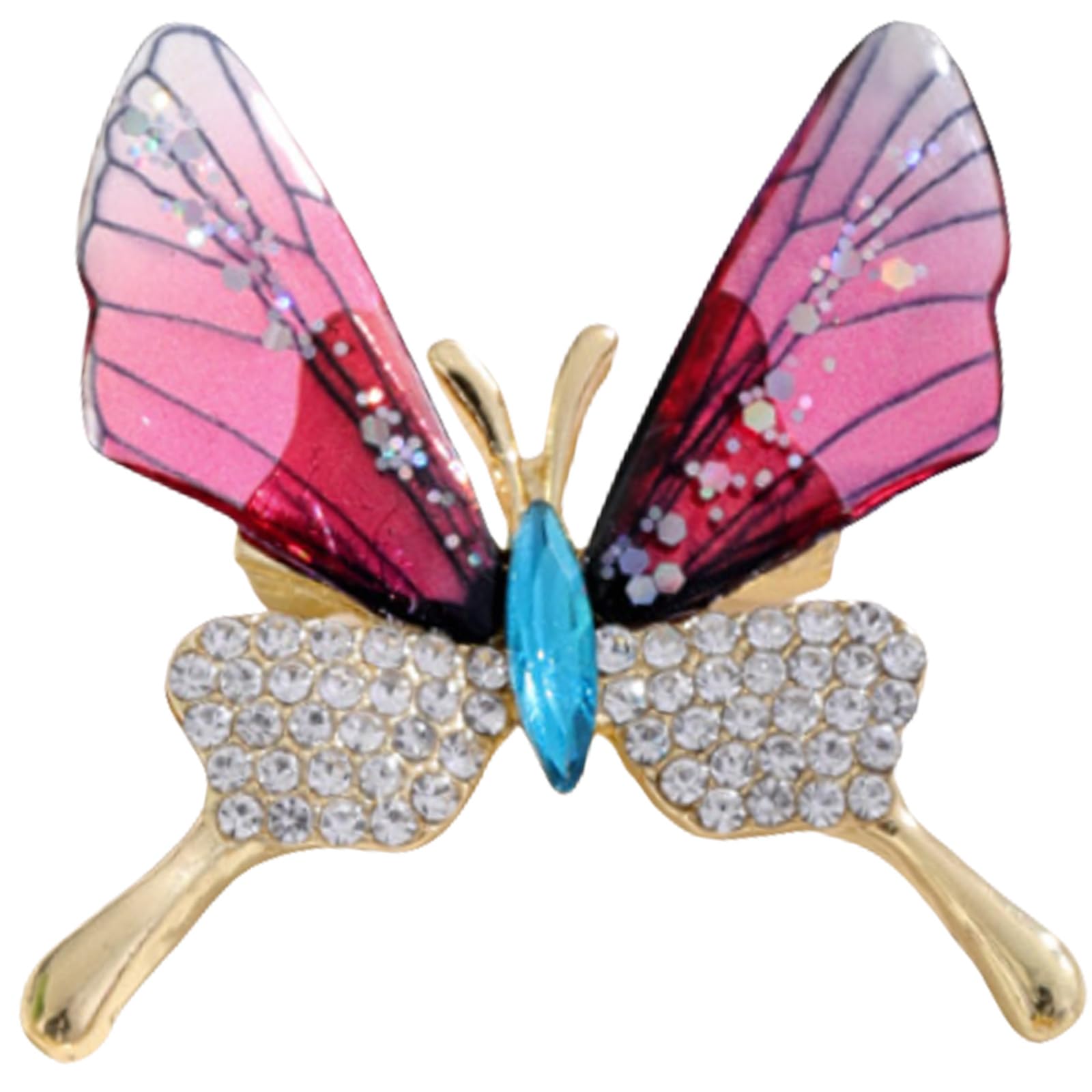 Brooches for Women UK Crystal Brooch Pin Rhinestones Breastpin for Ladies Gift Clothes Collar Dress Scarf Decoration，B33