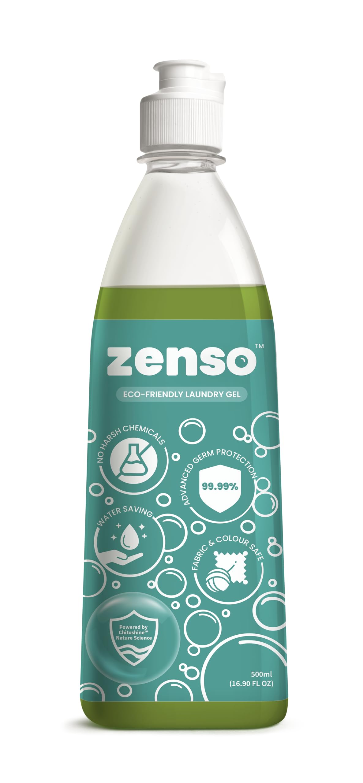 Zenso Eco Friendly Laundry Gel (500ML) | Remove Tough Dried Stains