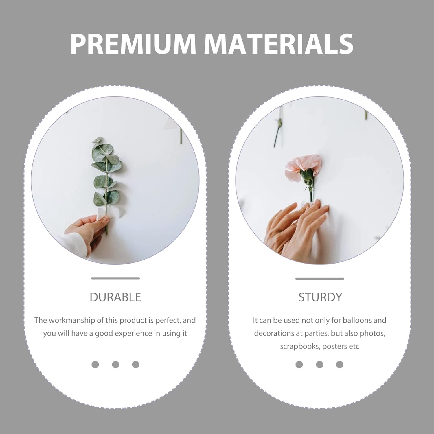 200pcs Acrylic Adhesive Dots Double Sided Mounting Pad