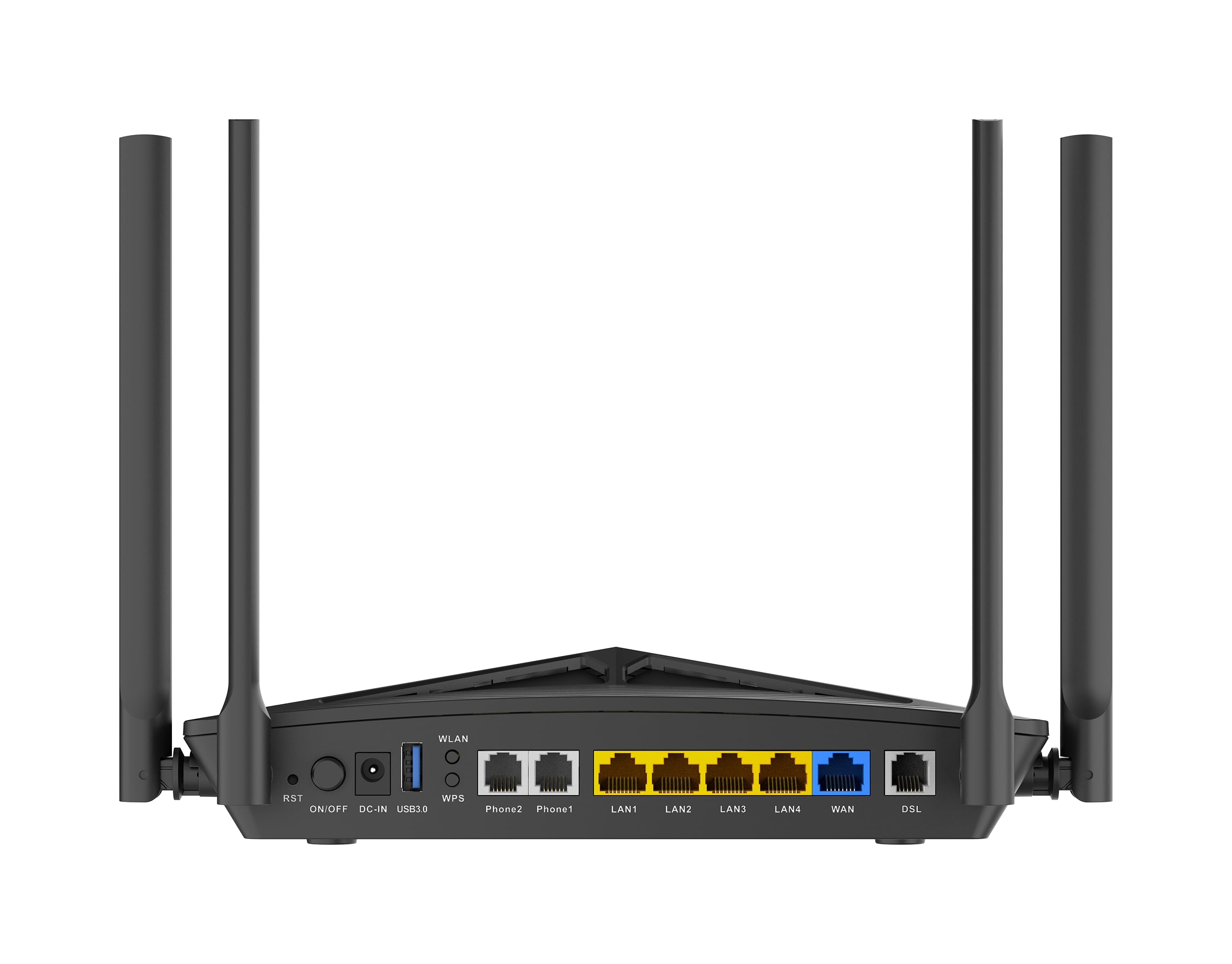 D-Link DSL-X3052E Modem Router Wi-Fi 6 AX3000 VDSL2/ADSL2+ con VoIP, Dual Band, 4 Porte Gigabit, Porta WAN Gigabit, USB 3.0, WPA3, OFDMA, MU-MIMO, Smart Home & Gaming