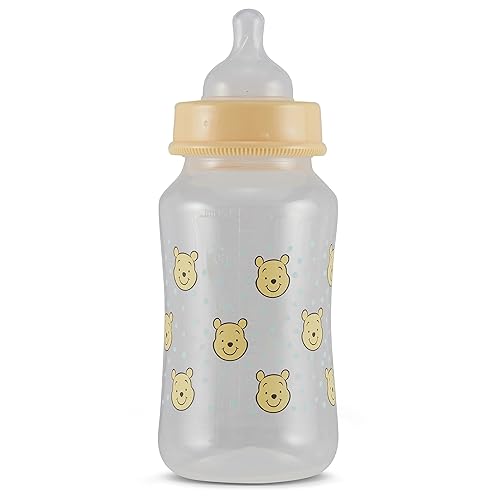 Miniatura 9 de Disney Winnie The Pooh - Biberones de 11 onzas para niños o niñas, paquete de 2 botellas con forma de reloj de arena infantil con funda para recién