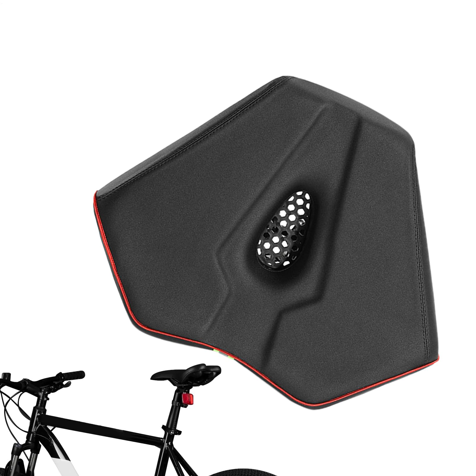 Sillín de bicicleta de montaña, asiento de bicicleta de carretera - Amortiguación transpirable sillín de bicicleta | Accesorios de ciclismo ahuecados gruesos para adultos, mujeres, hombres