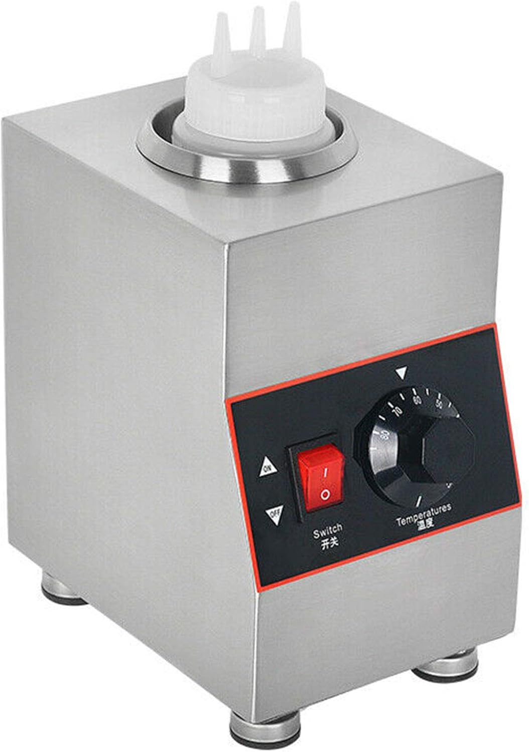 Commercial Electric Sauce Warmer Heater, 650ml Countertop