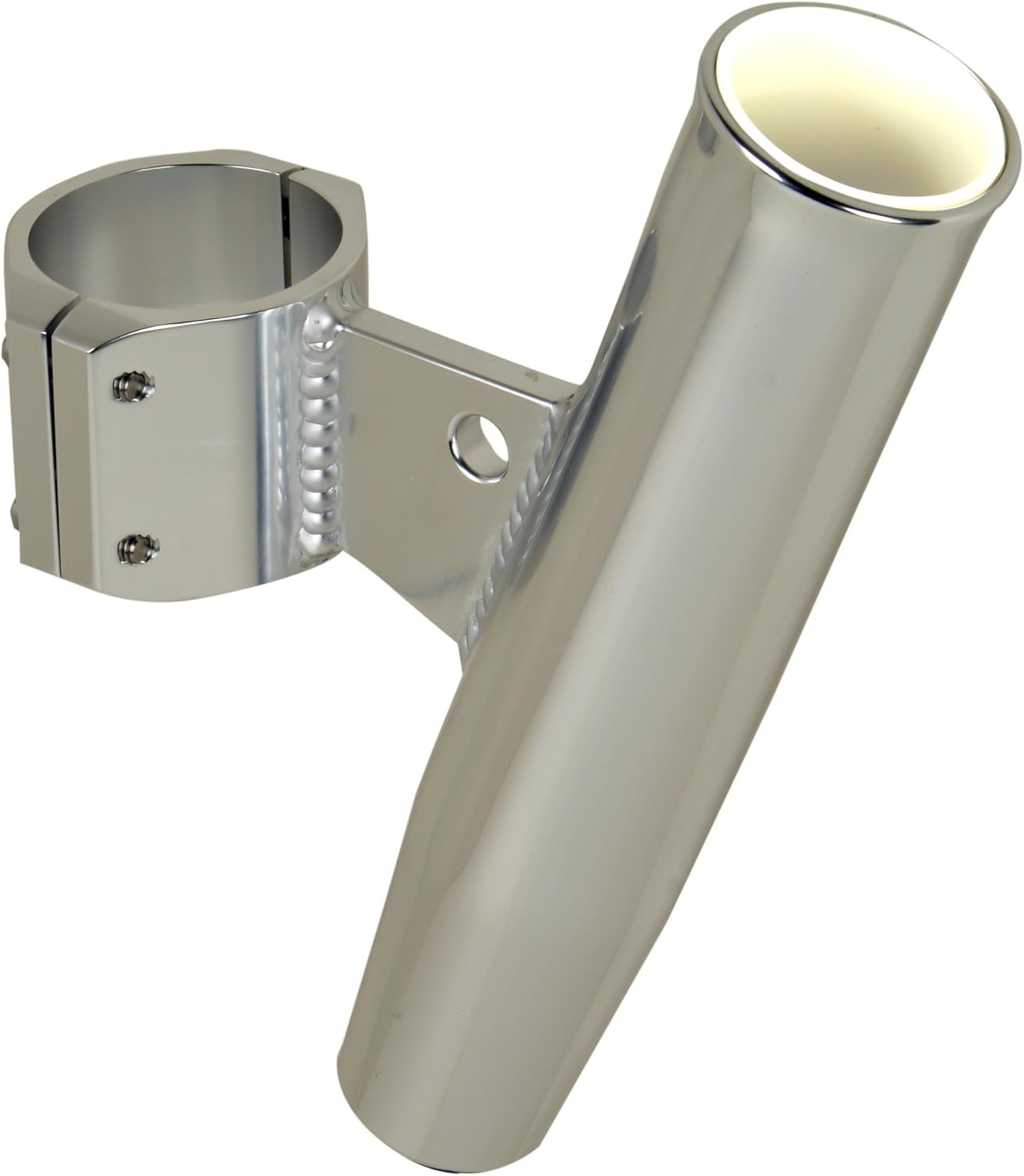 CE Smith - Aluminum Rod Holder - Boat Rod Holder with Vertical Clamp - Fits 1.90" OD Rails