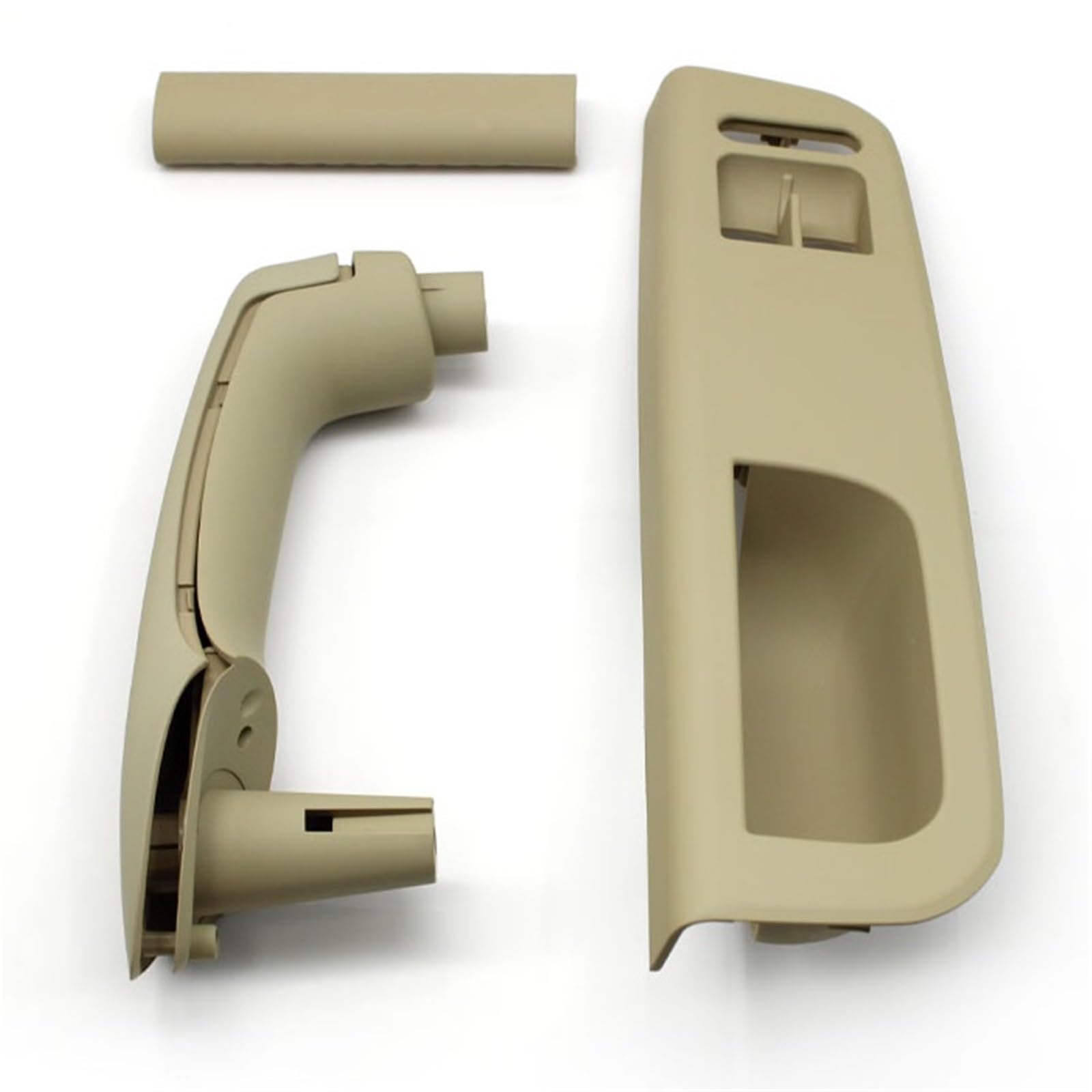 BQWYEDPL RHD Car Interior Door Pull Grab Handle Panel Replacement Fit for Bora Fit for Golf 4 MK4 Fit for Jetta 1999-2004 Car Door Latch Handle(Beige 4PCS)