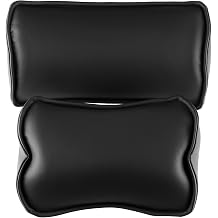 5 Colors Choose Microfiber Leather Dentist Seat Cervical Cushion Neck Headrest&Lumbar Pillow Memory Foam for Chairs Sofa Pad Black