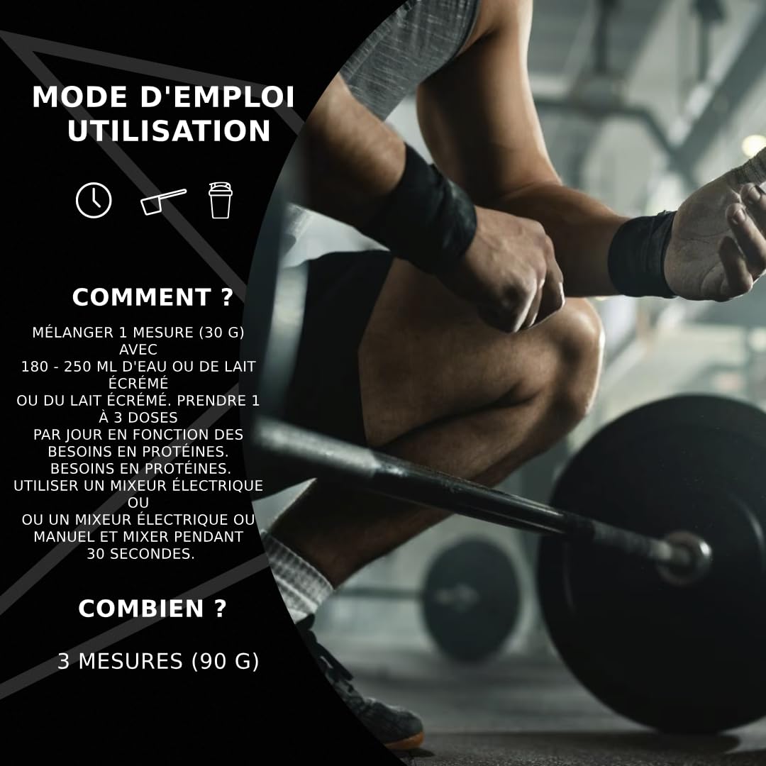 AMIX Predator Protein - Complément Protéiné en Poudre pour Augmenter la Masse Musculaire - Protéine de Lactosérum avec Enzymes Digestives - Acides Aminés BCAA et L-Glutamine - Vanille - 1 kg